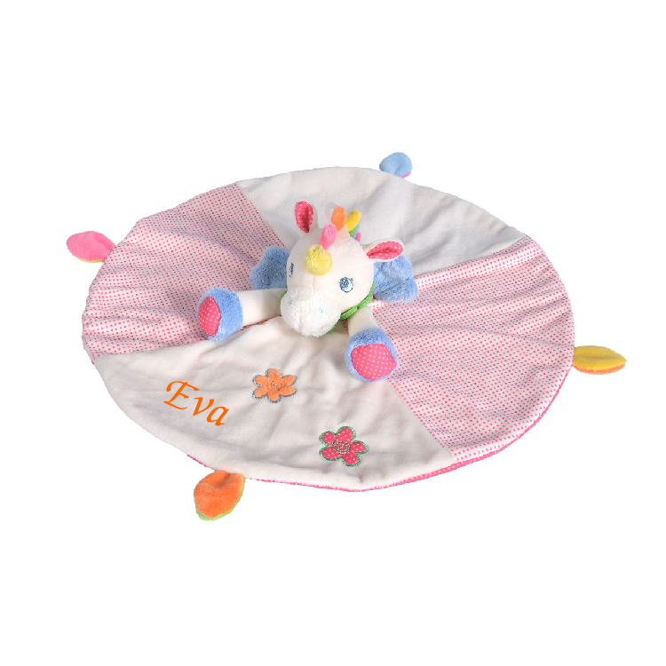  grand rond licorne blanc multicolore 40 cm 